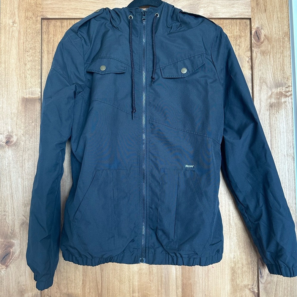 Womens Black Rain Jacket